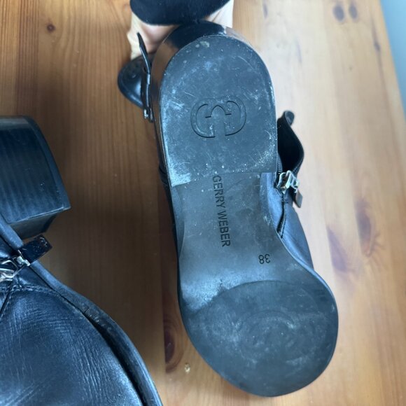 Gerry Weber black leather ankle boots (Josef Seibel) - Picture 5 of 7